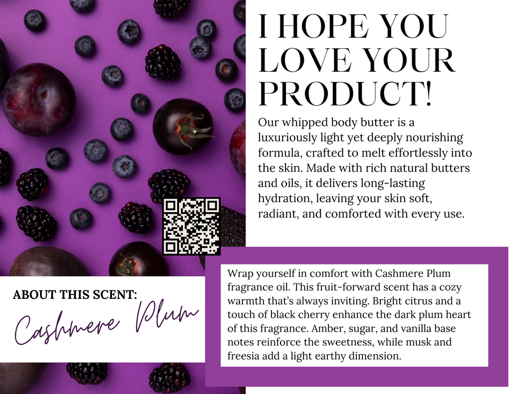 Cashmere Plum Whipped Body Cream