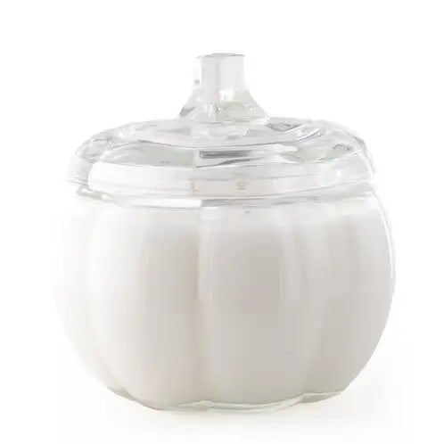 Mango Obsessed Soy Wax Candle in Limited Edition Glass Pumpkin vessel